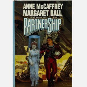 5/$15 Book Partnership Brainship #2 McCaffrey Margaret Ball HCDJ SciFi Space